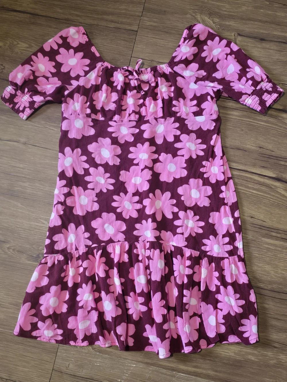 Girls' Pink Floral Dress - Back To School Dress, Kid's Closet Basics